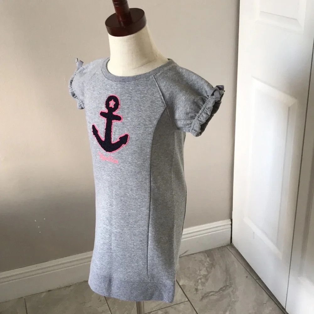 New-NAUTICA Girls Short Sleeve Fashion Sweeatshirt Dress | 5